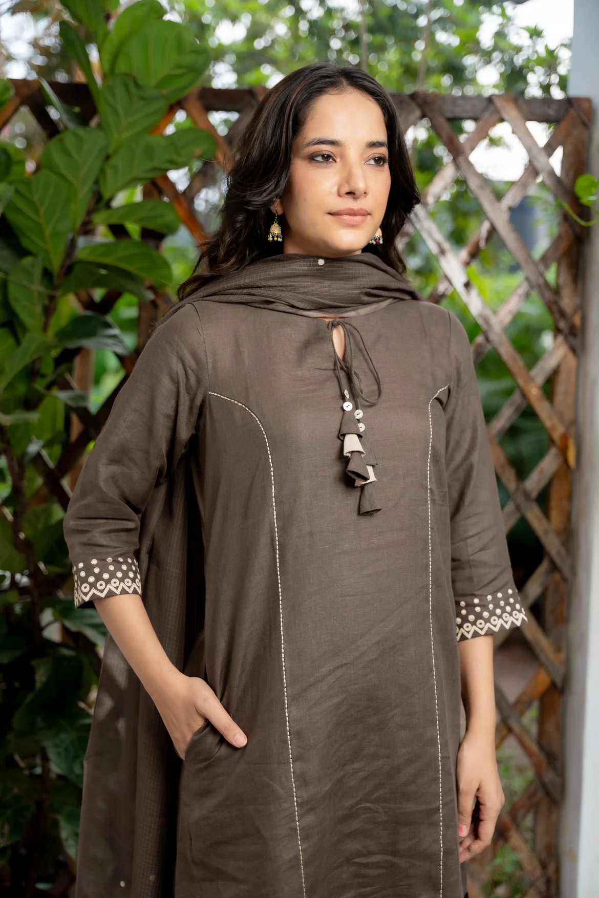 ASH GREY LINEN SET - Image 5