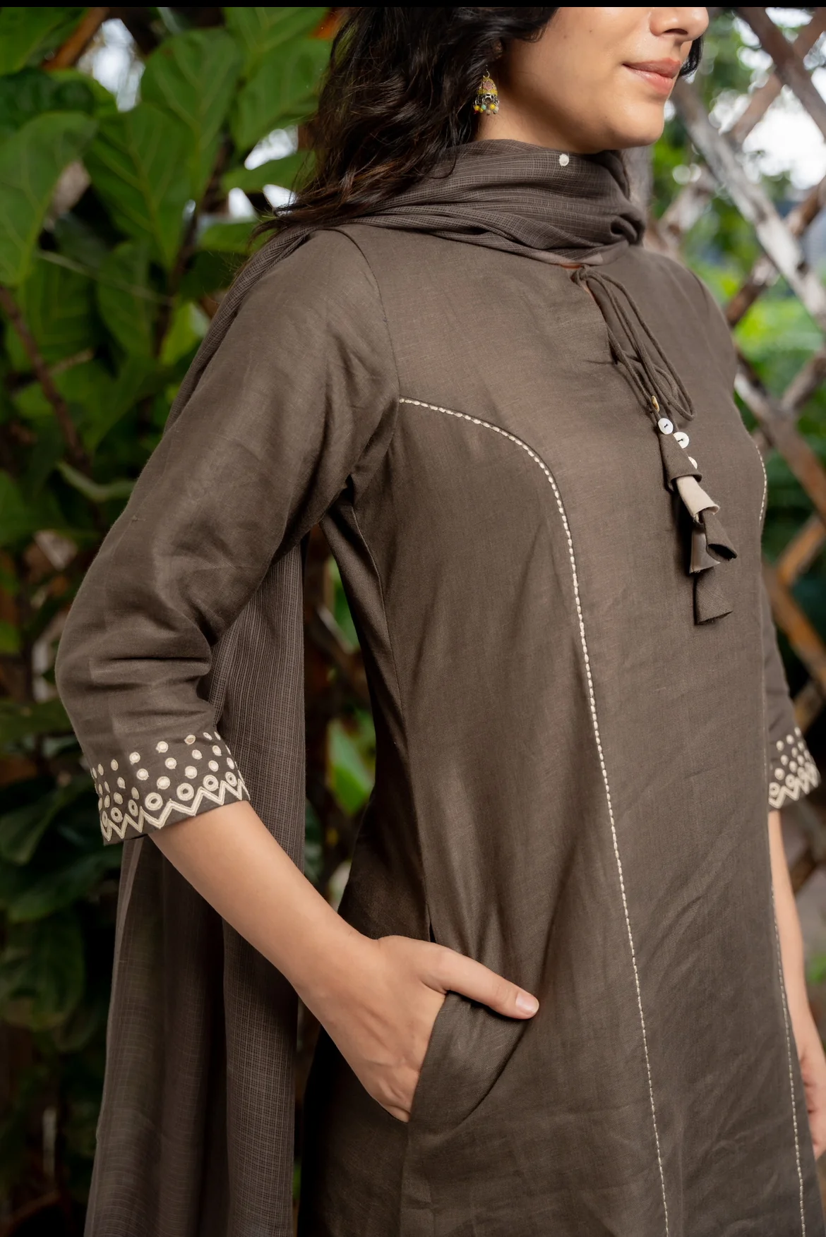 ASH GREY LINEN SET - Image 7