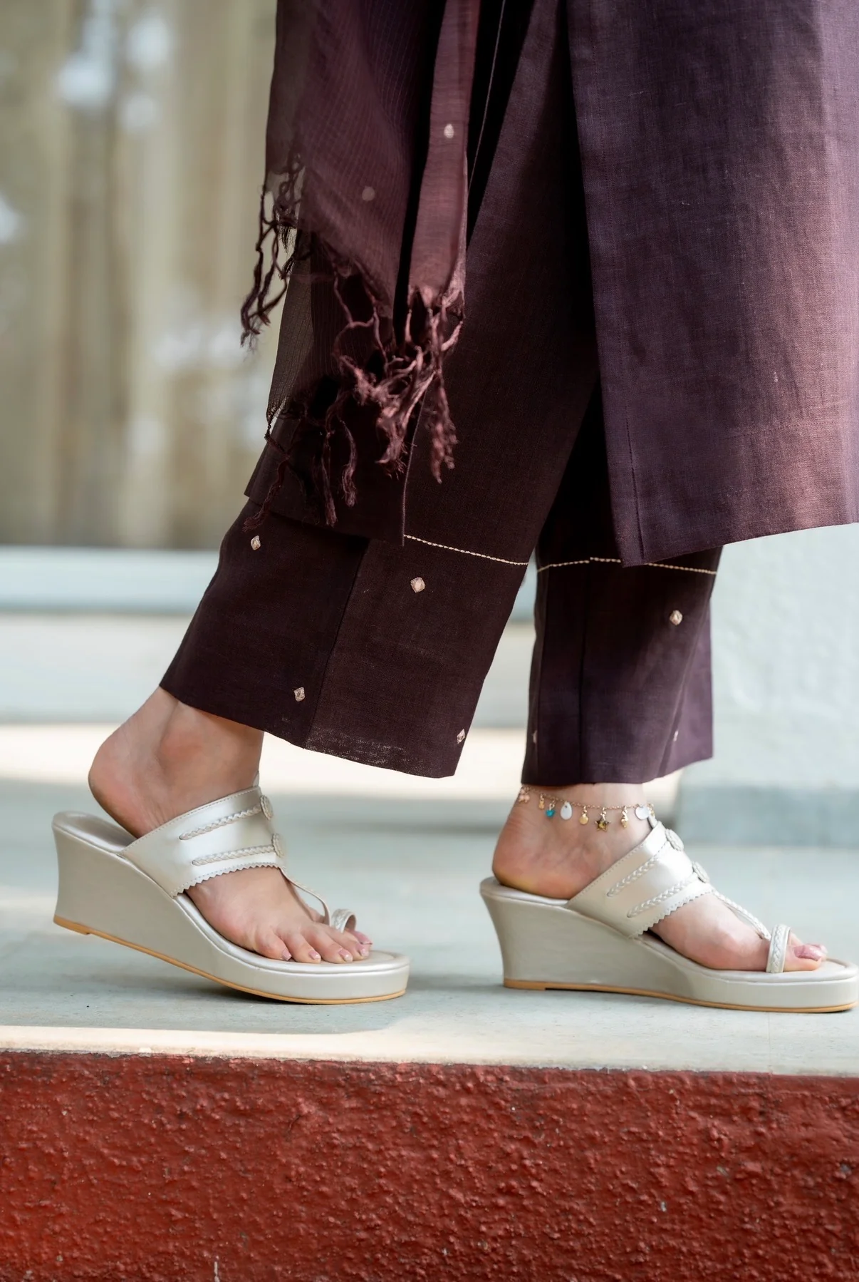 Cafe Brown Linen Set - Image 4