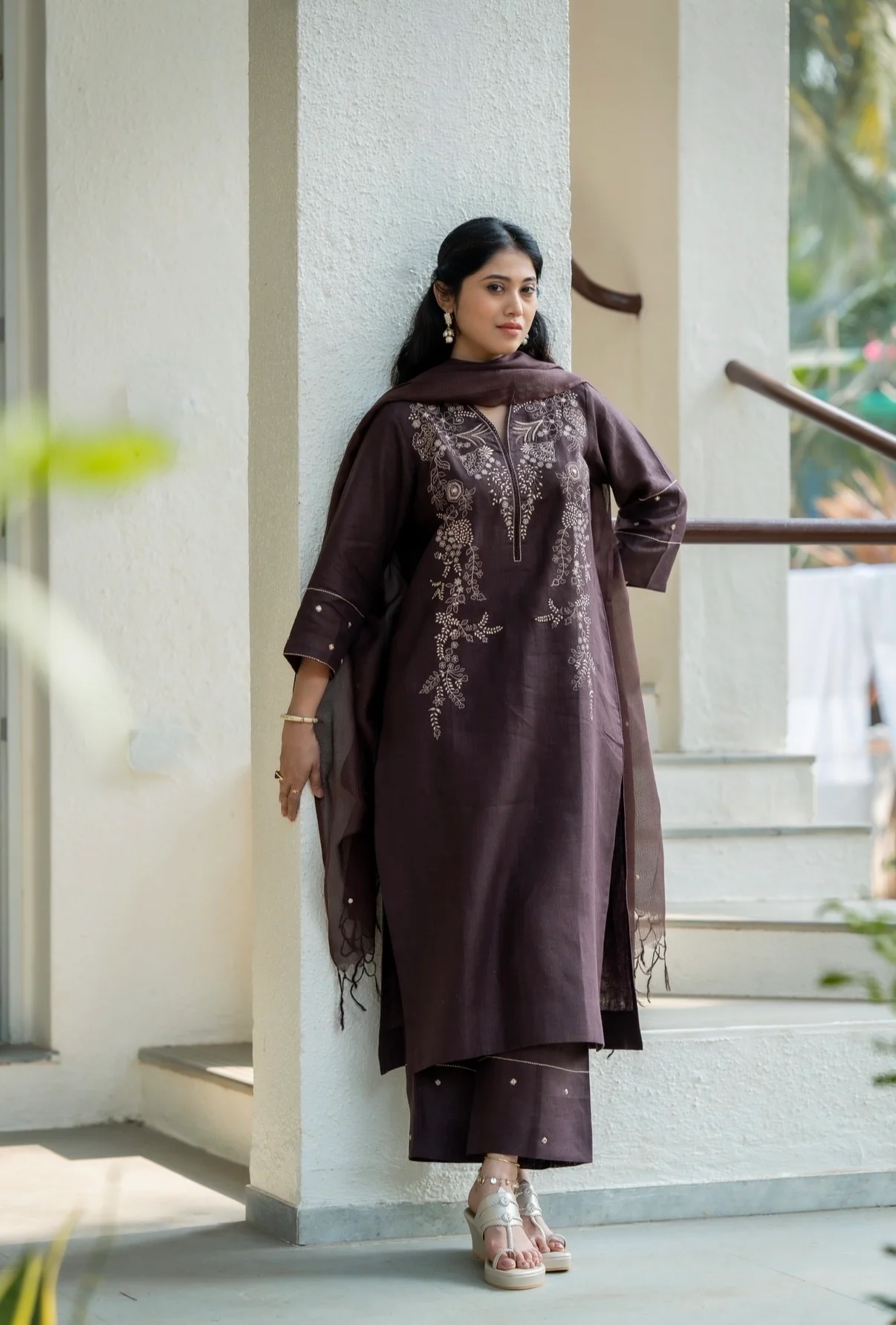 Cafe Brown Linen Set - Image 6