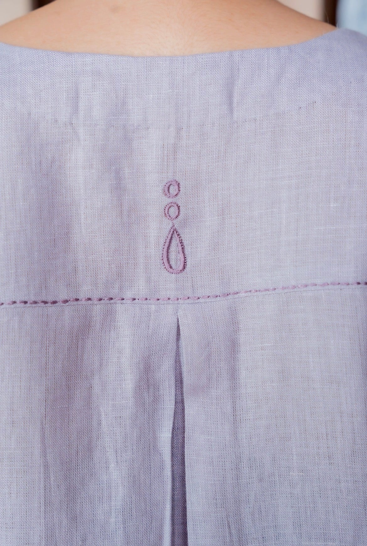 Heather Lilac Linen Pair - Image 4