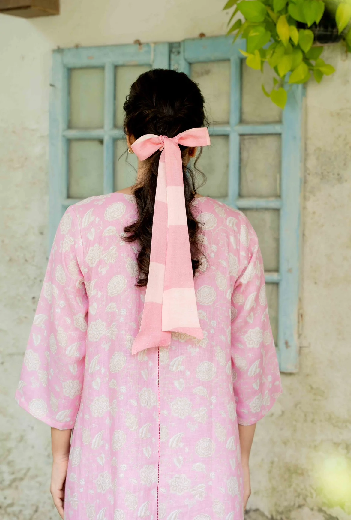 LIBERTY PINK FLORAL LINEN PAIR - Image 5