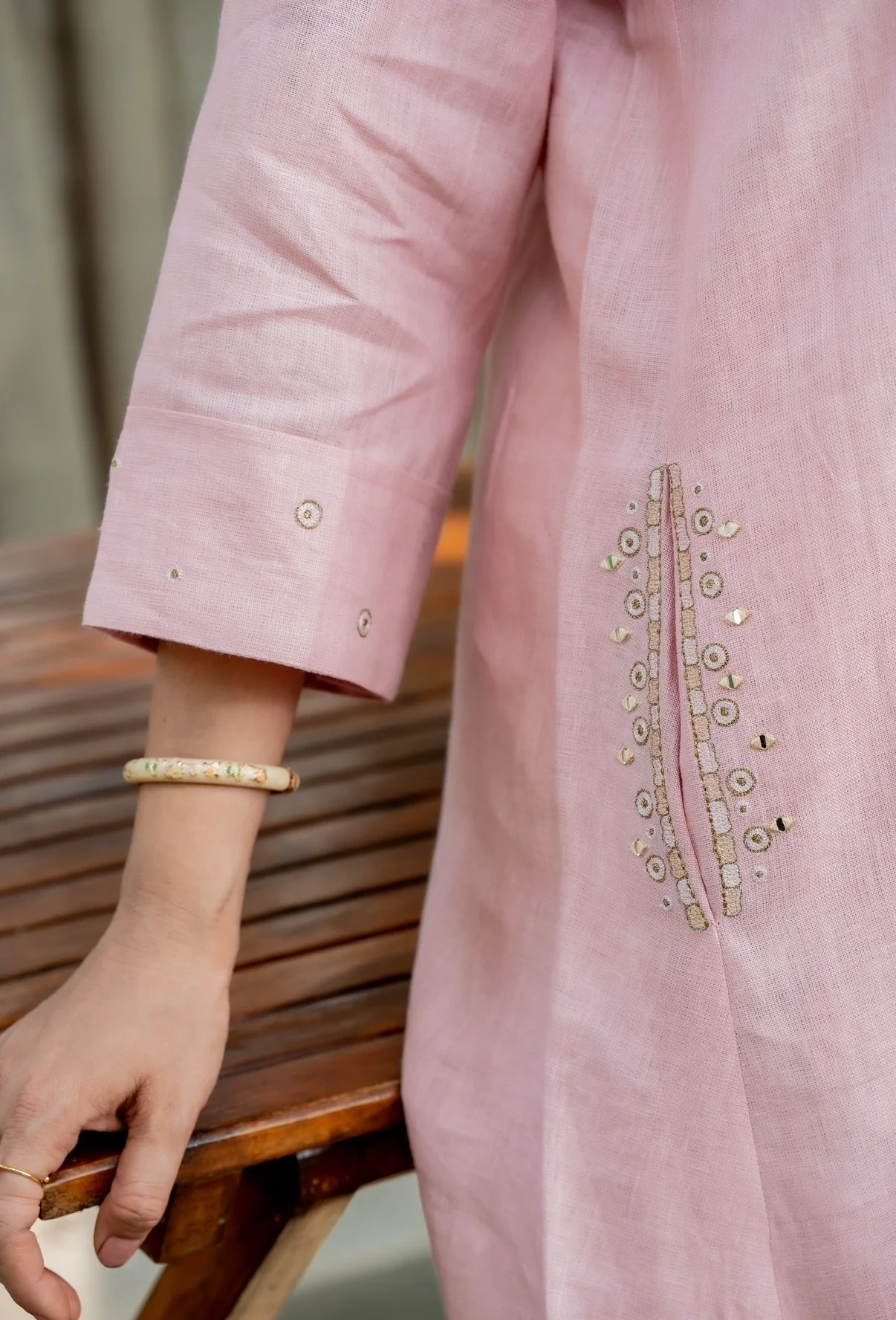 Love Pink Linen Pair - Image 4