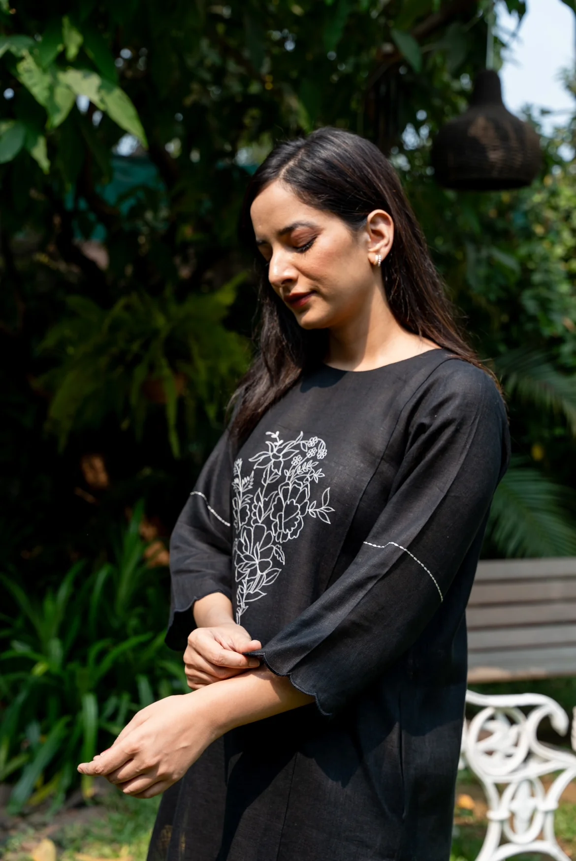 METAL BLACK LINEN PAIR - Image 4