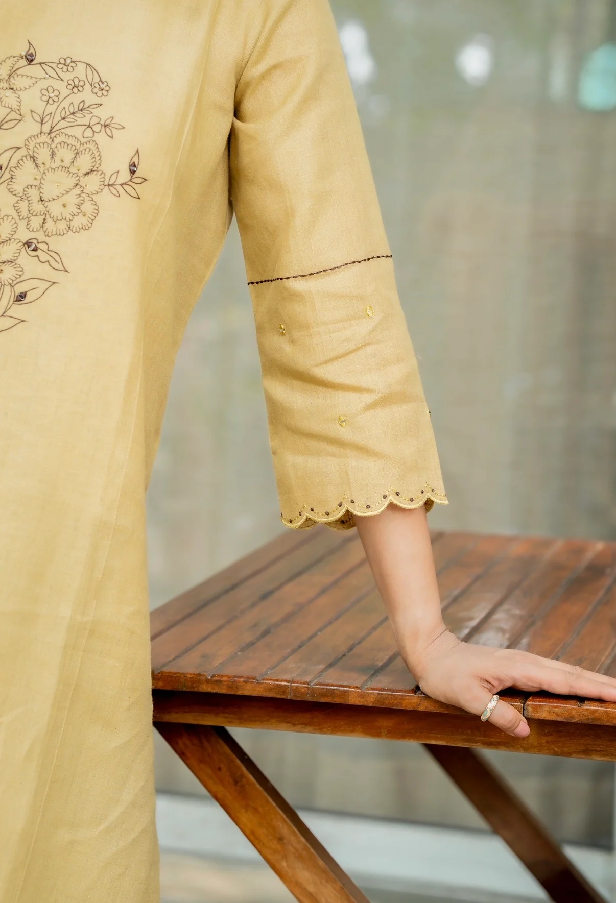 Mustard Linen Pair - Image 6