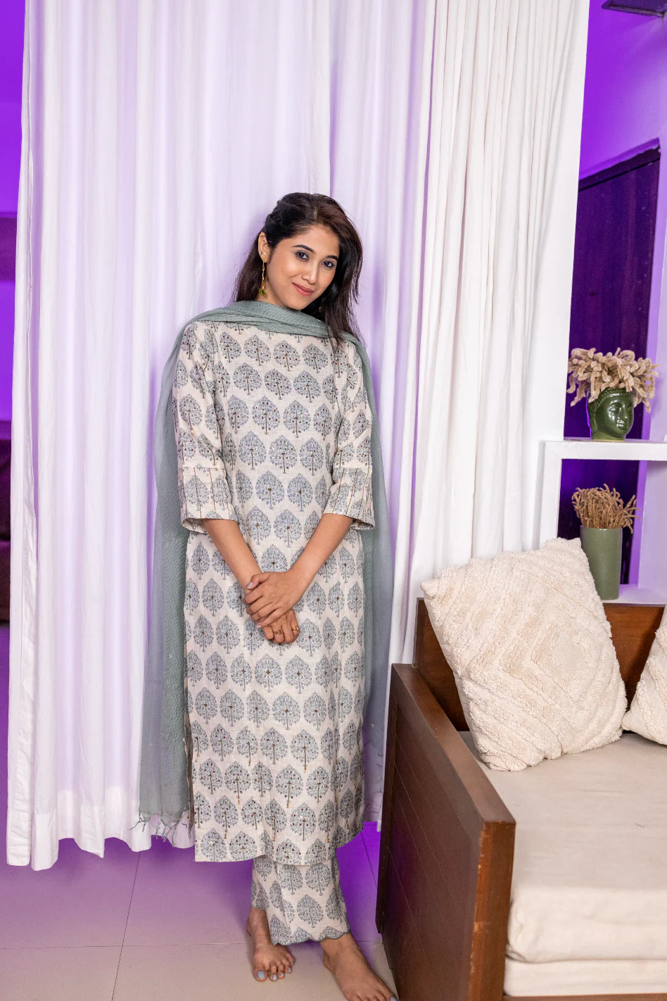 NATURAL MIST LINEN SET - Image 4