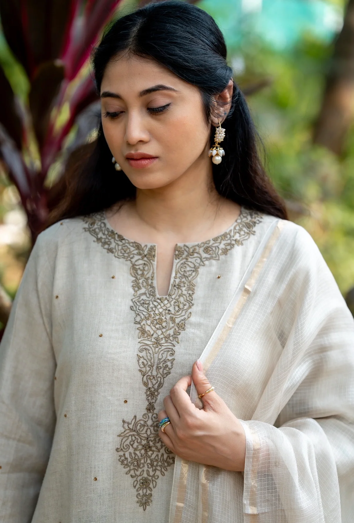 Oat Natural Linen Set - Image 3