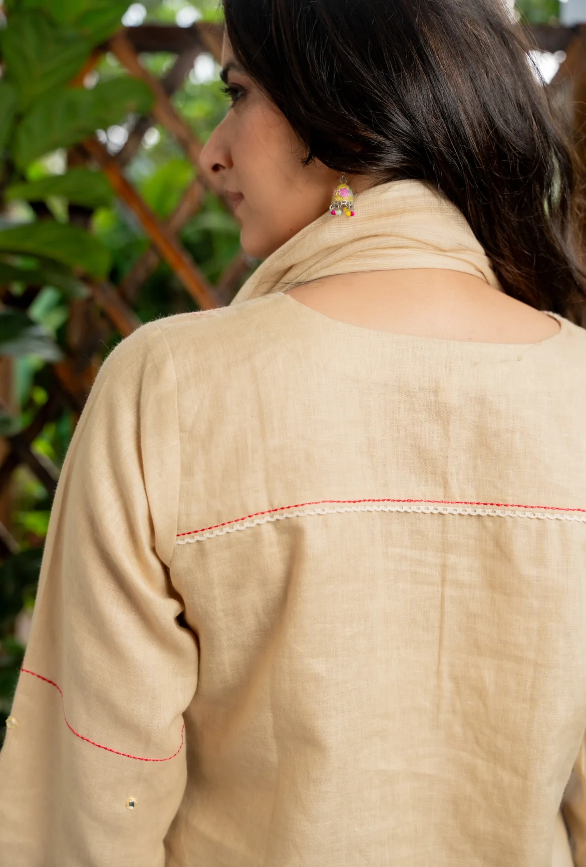 PALE IVORY LINEN SET - Image 3