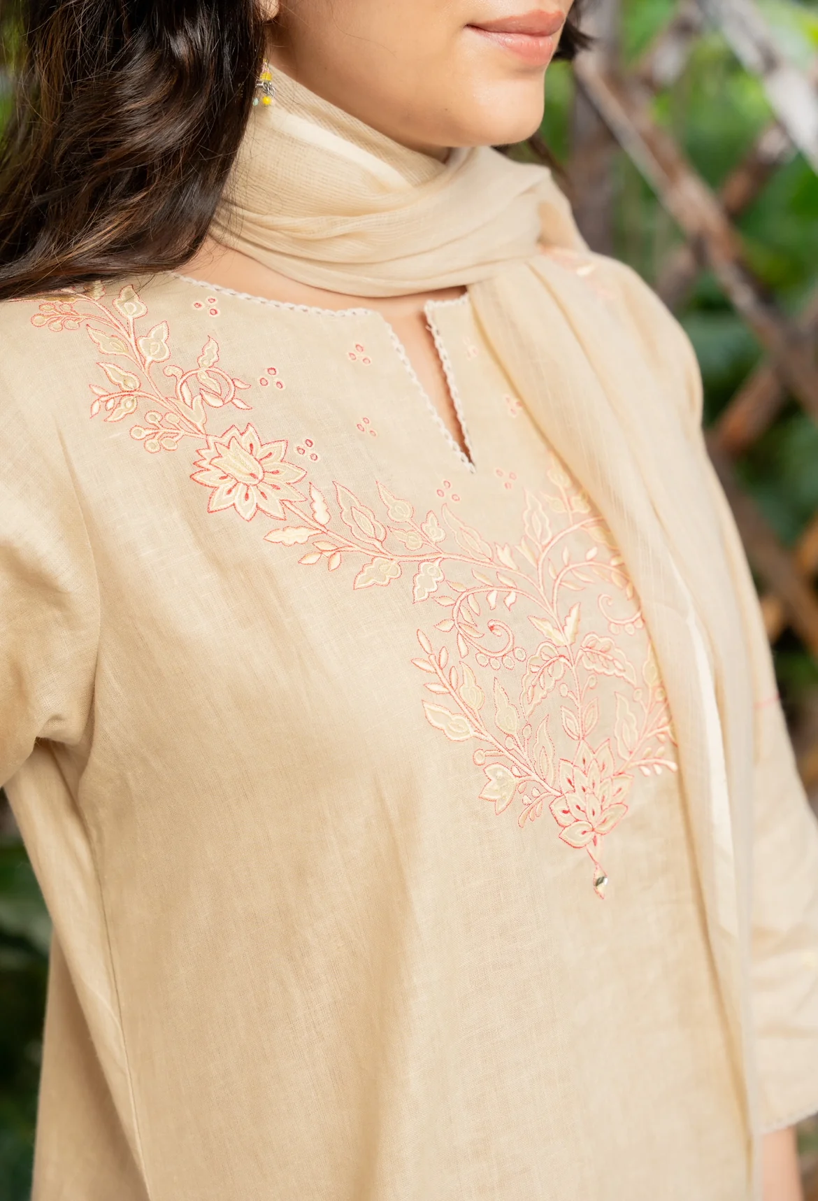 PALE IVORY LINEN SET - Image 5