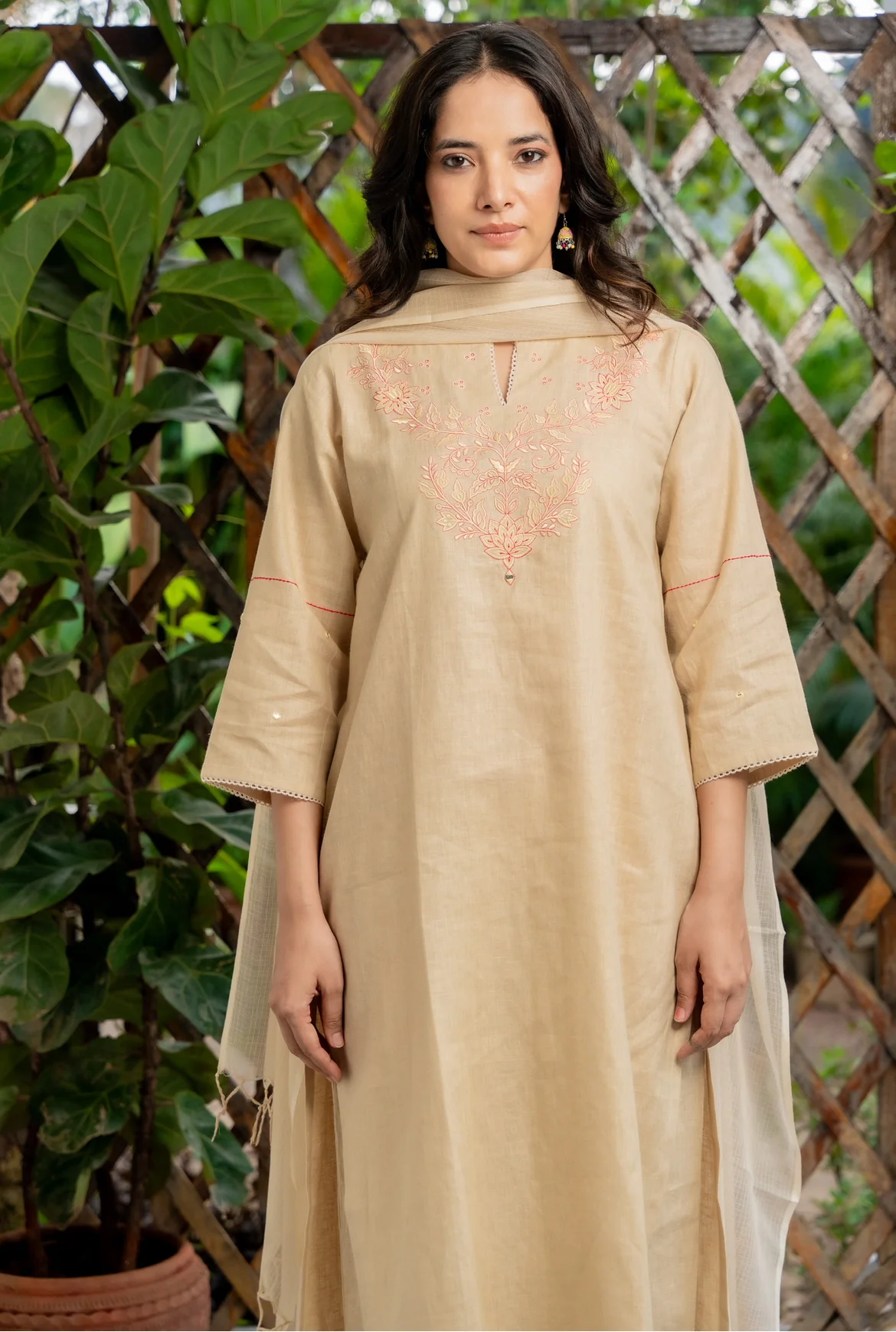 PALE IVORY LINEN SET - Image 6