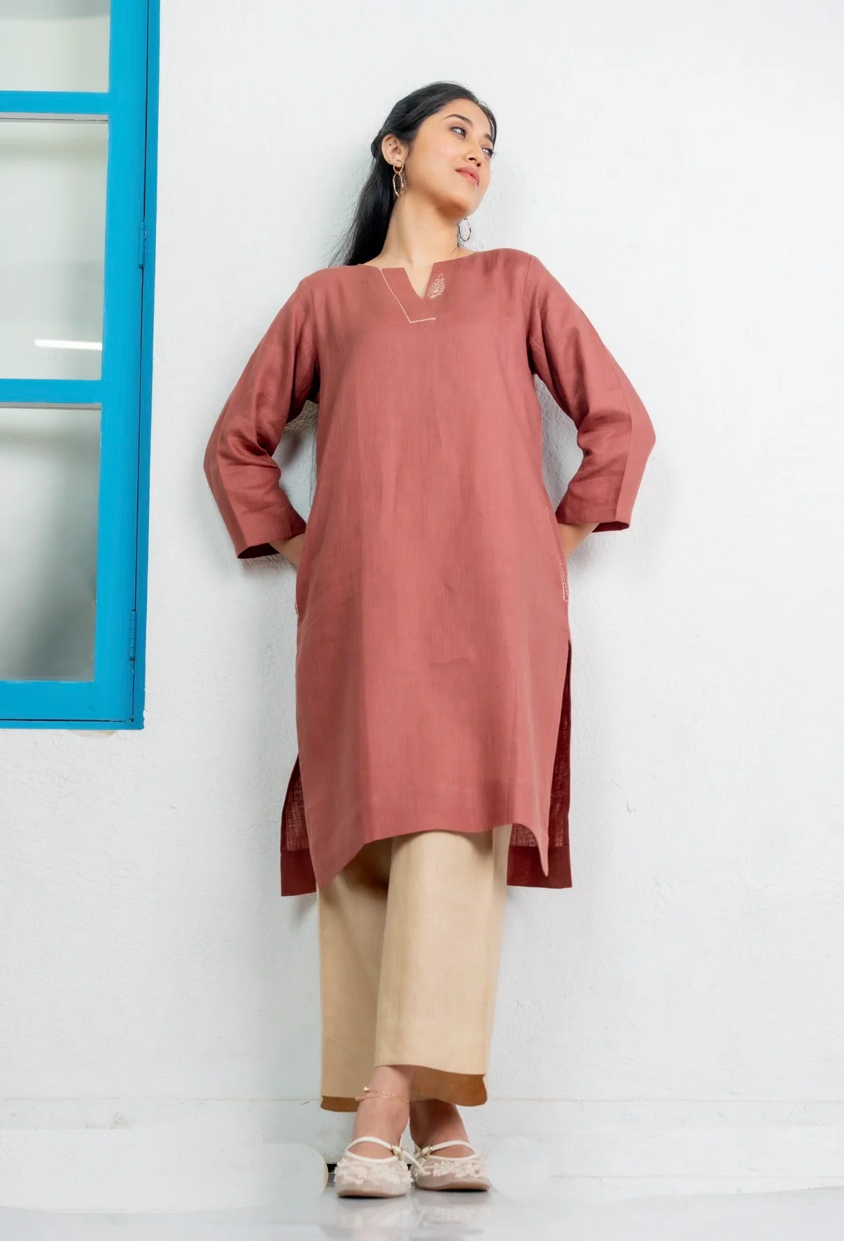 Rustic-Ivory Linen Pair - Image 5