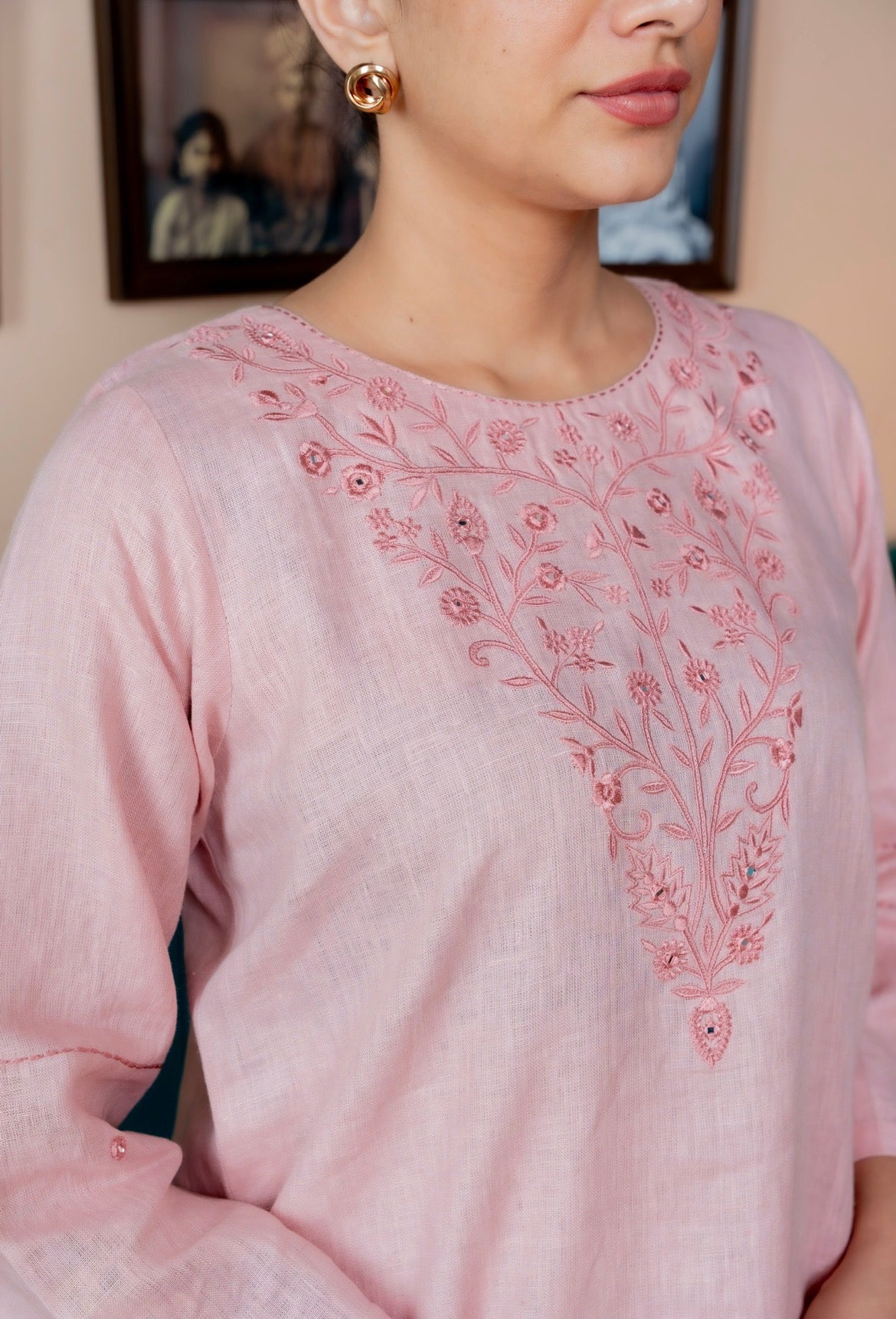 Sea Pink Linen Pair - Image 6