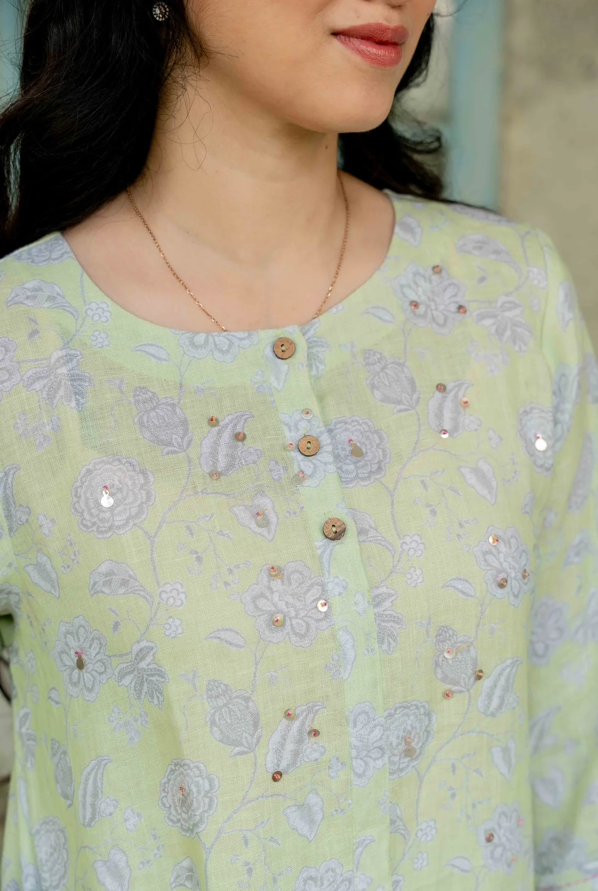 SEAFORM GREEN LINEN PAIR - Image 5