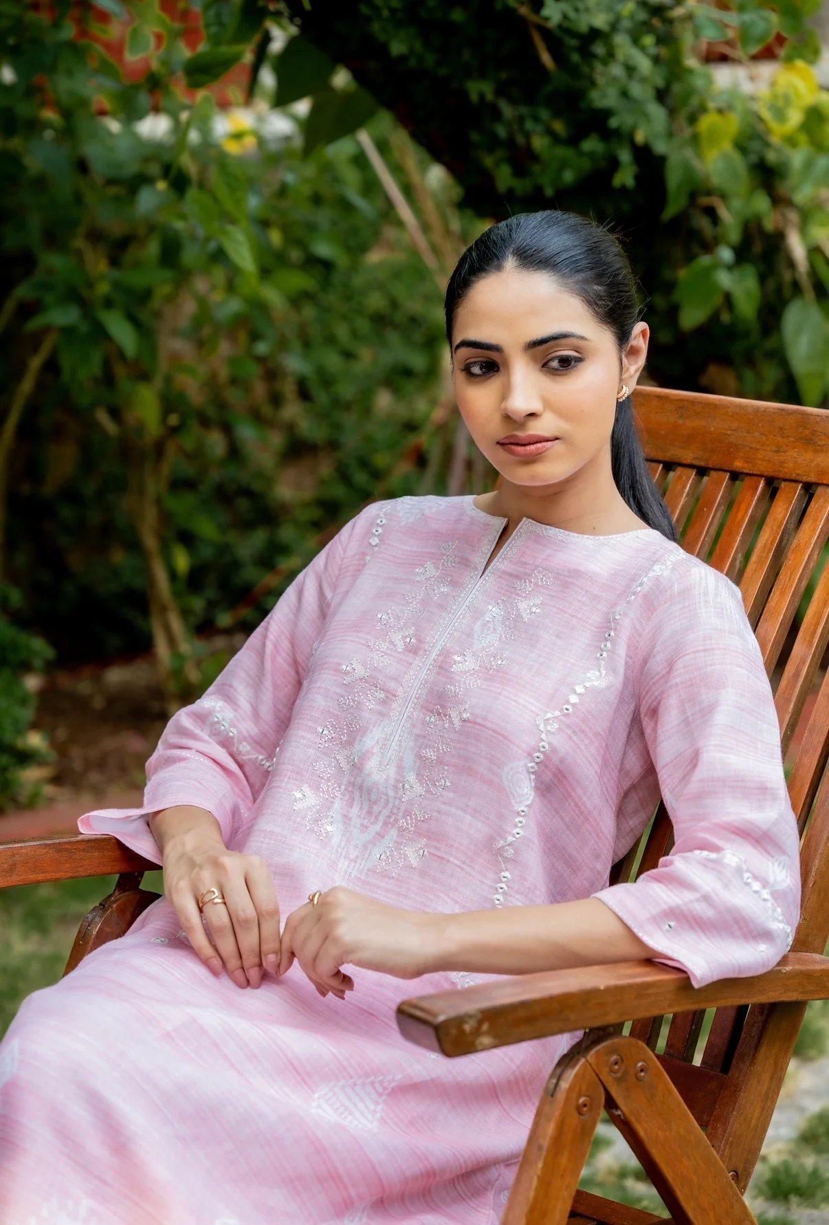 Soft Pink Linen Pair - Image 6