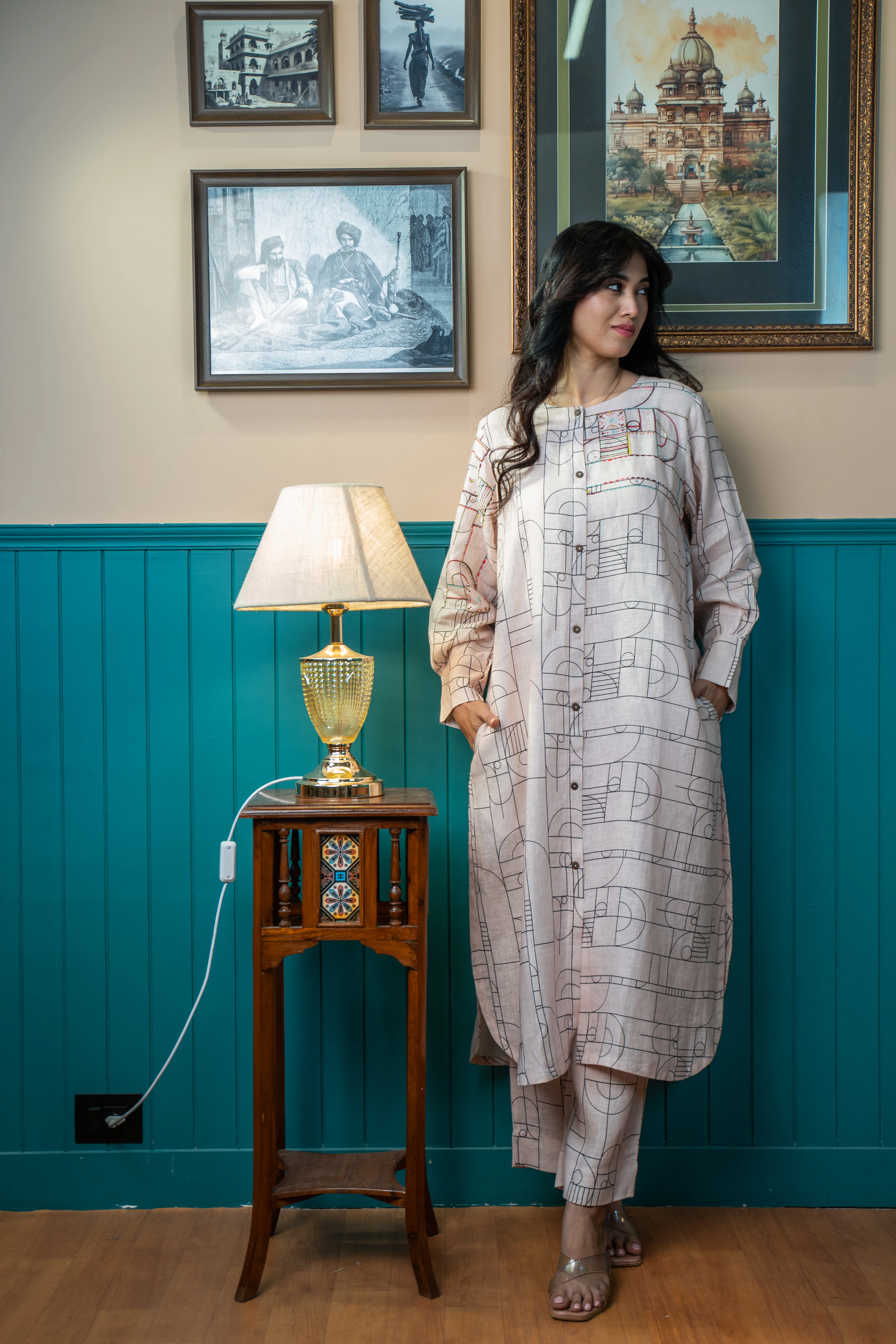 STRIPE TRIBE LINEN PAIR - Image 5