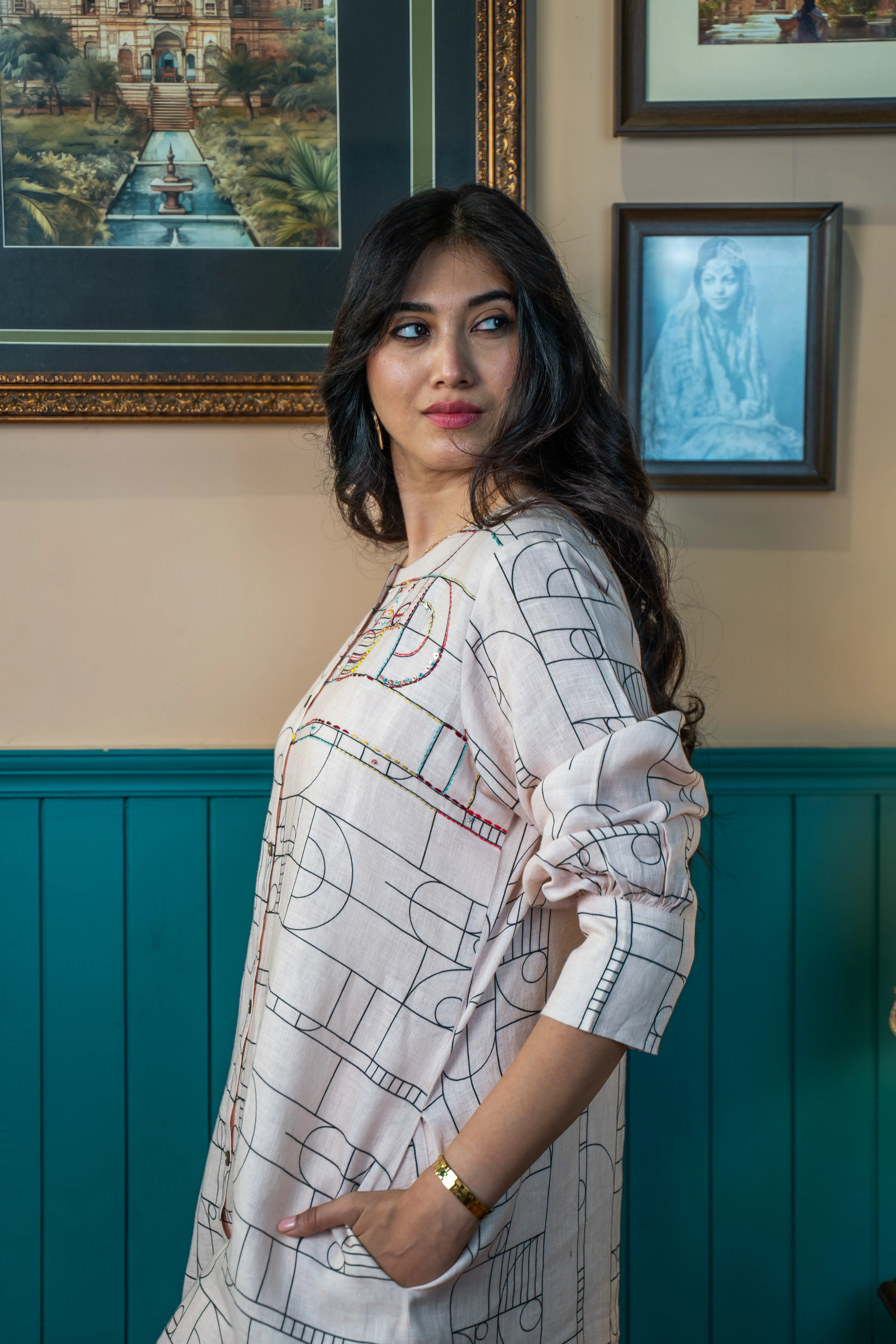 STRIPE TRIBE LINEN PAIR - Image 9