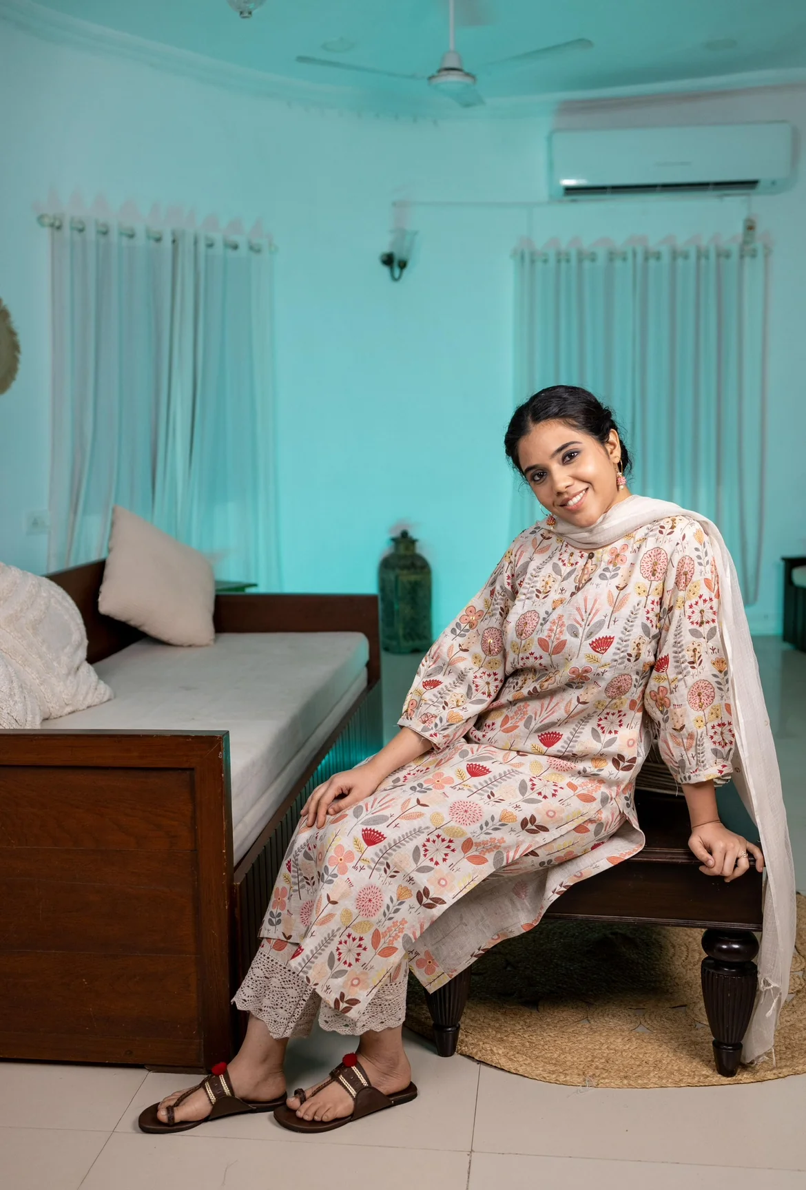 TULIP FLORAL LINEN SET - Image 6