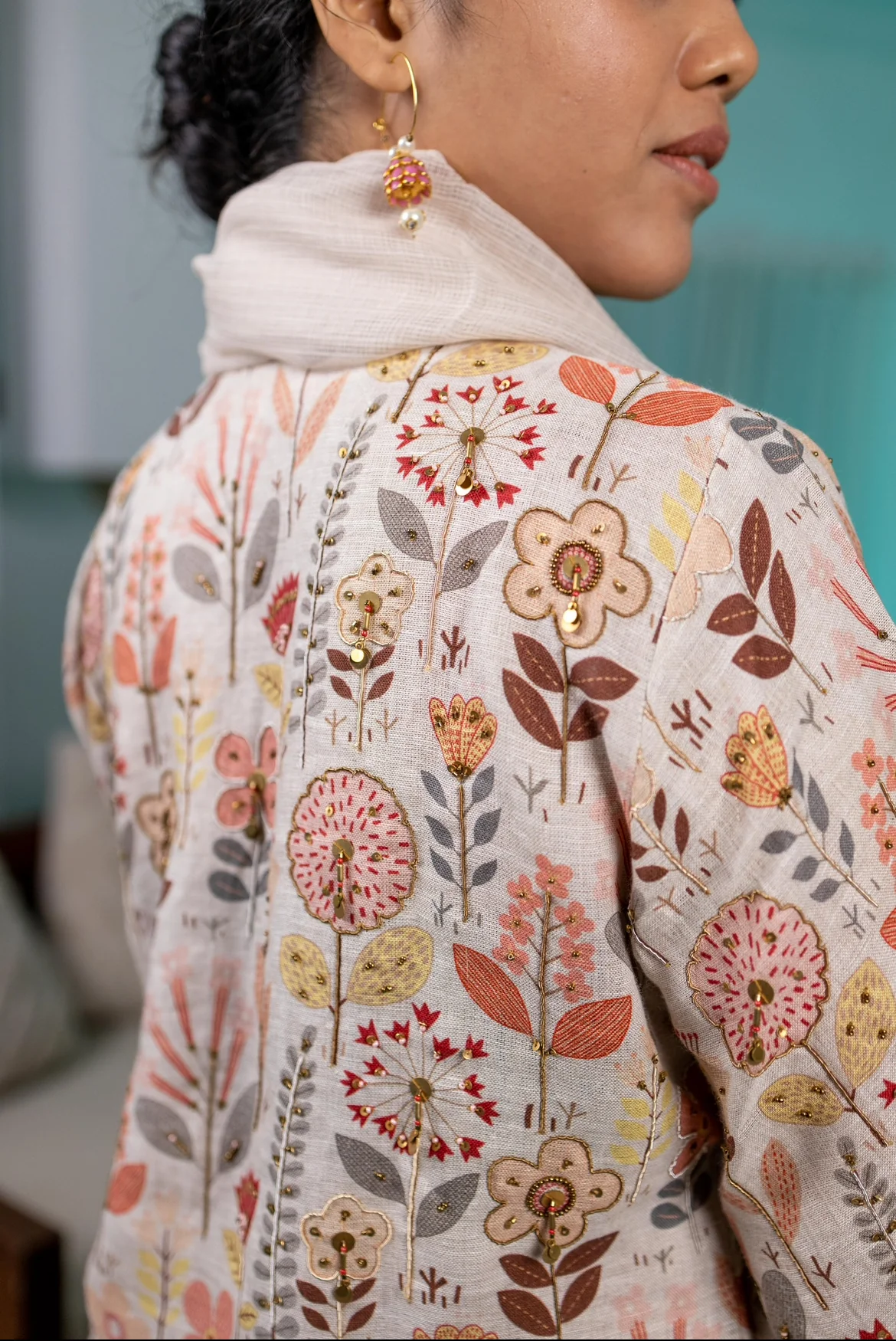 TULIP FLORAL LINEN SET - Image 8