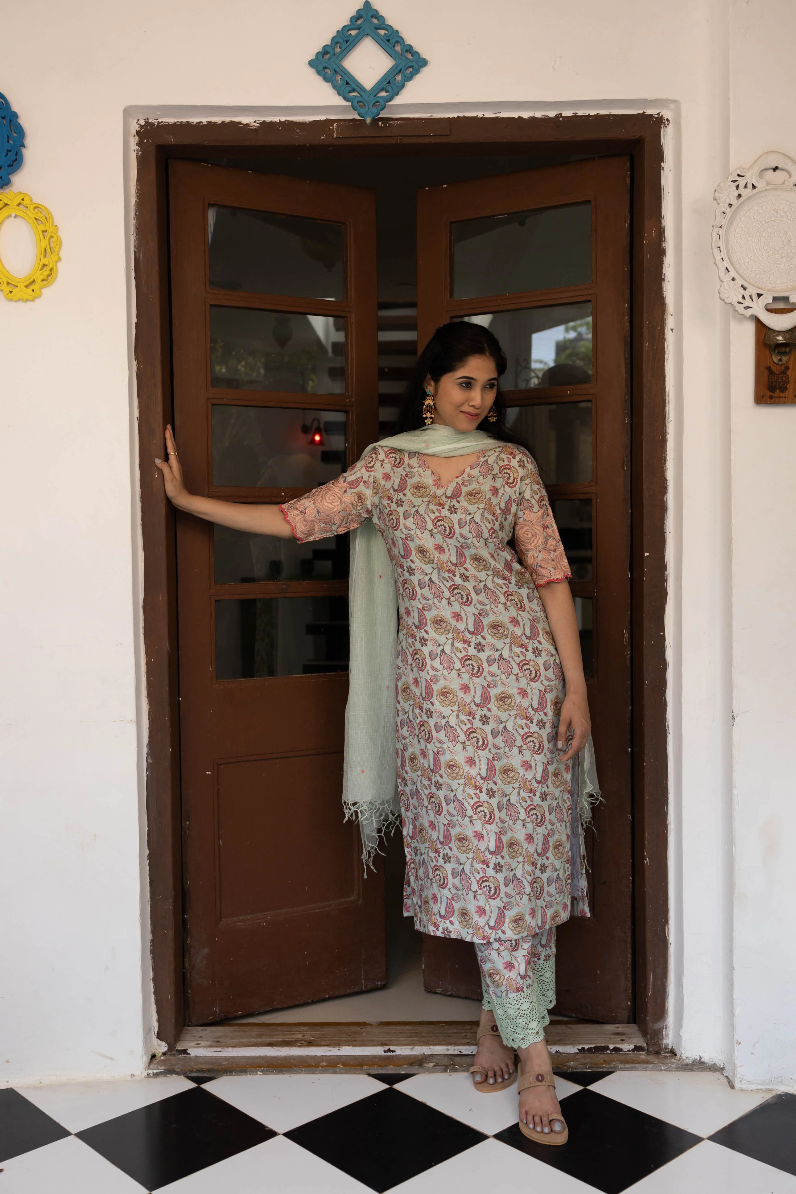 SEAGREEN VINTAGE LINEN SET - Image 4