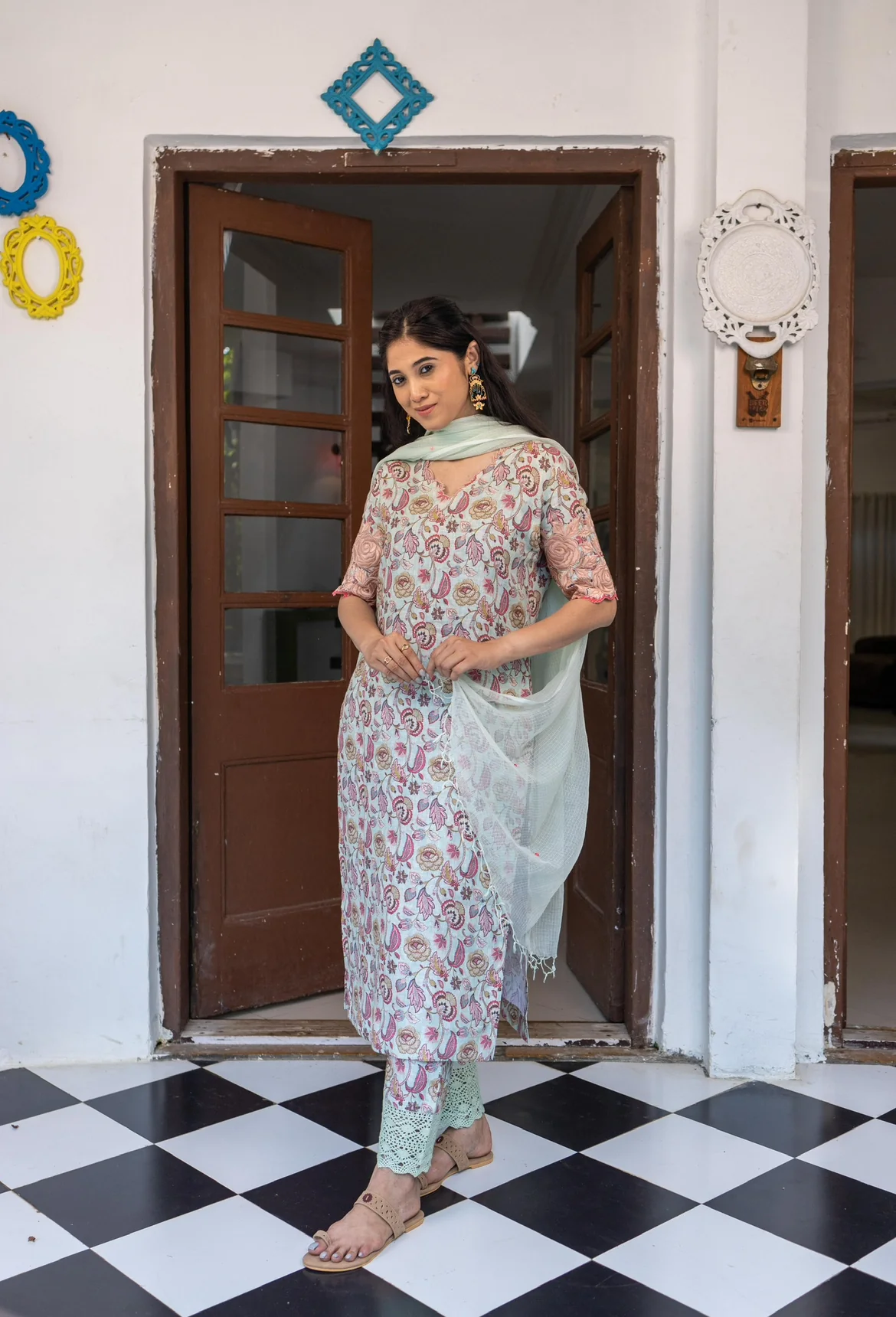 SEAGREEN VINTAGE LINEN SET - Image 6