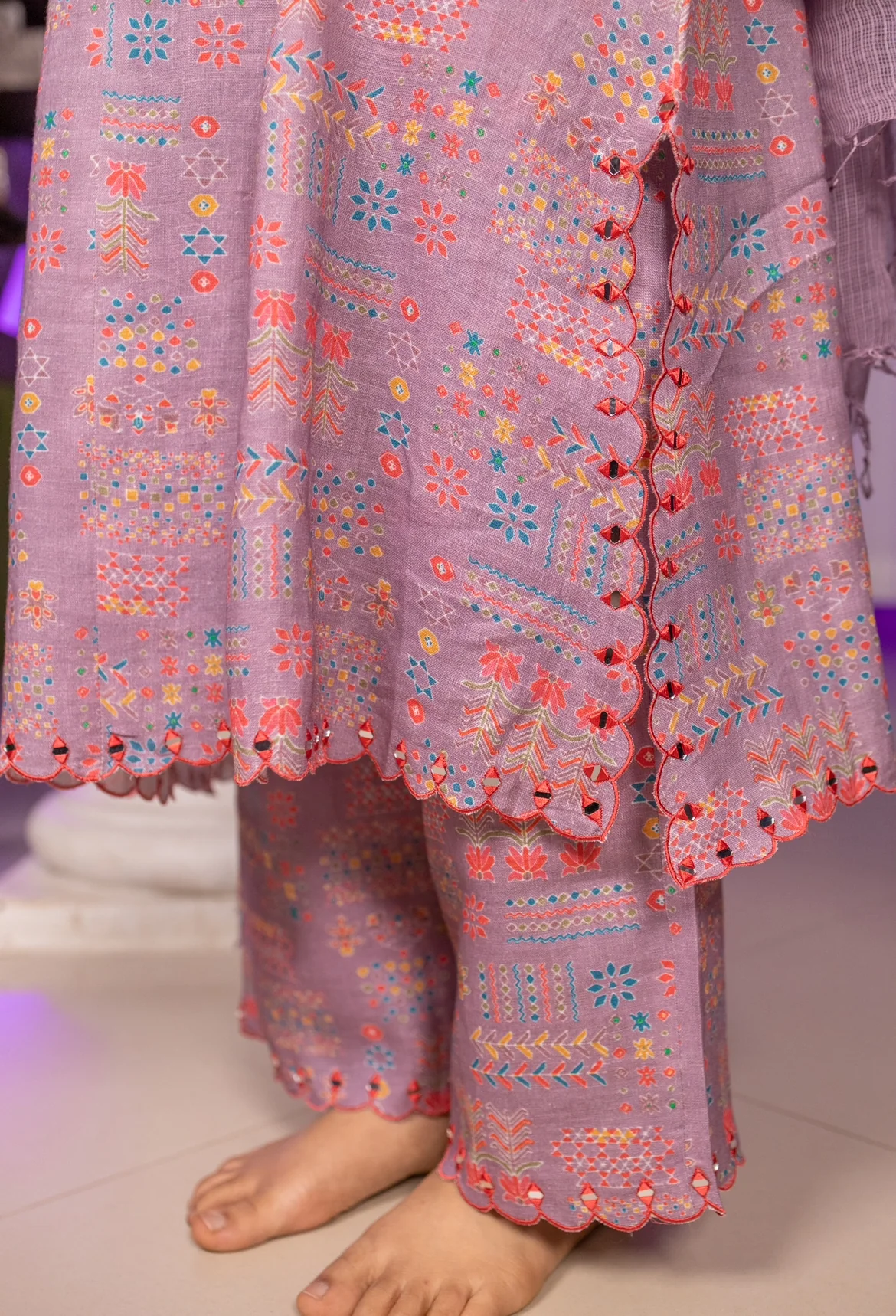 VIOLET MIRROR LINEN SET - Image 3