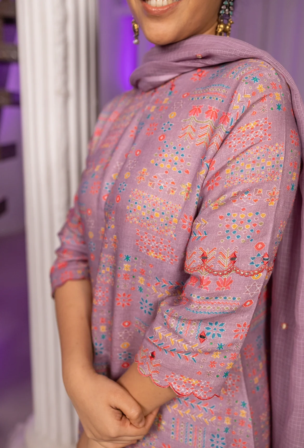 VIOLET MIRROR LINEN SET - Image 4