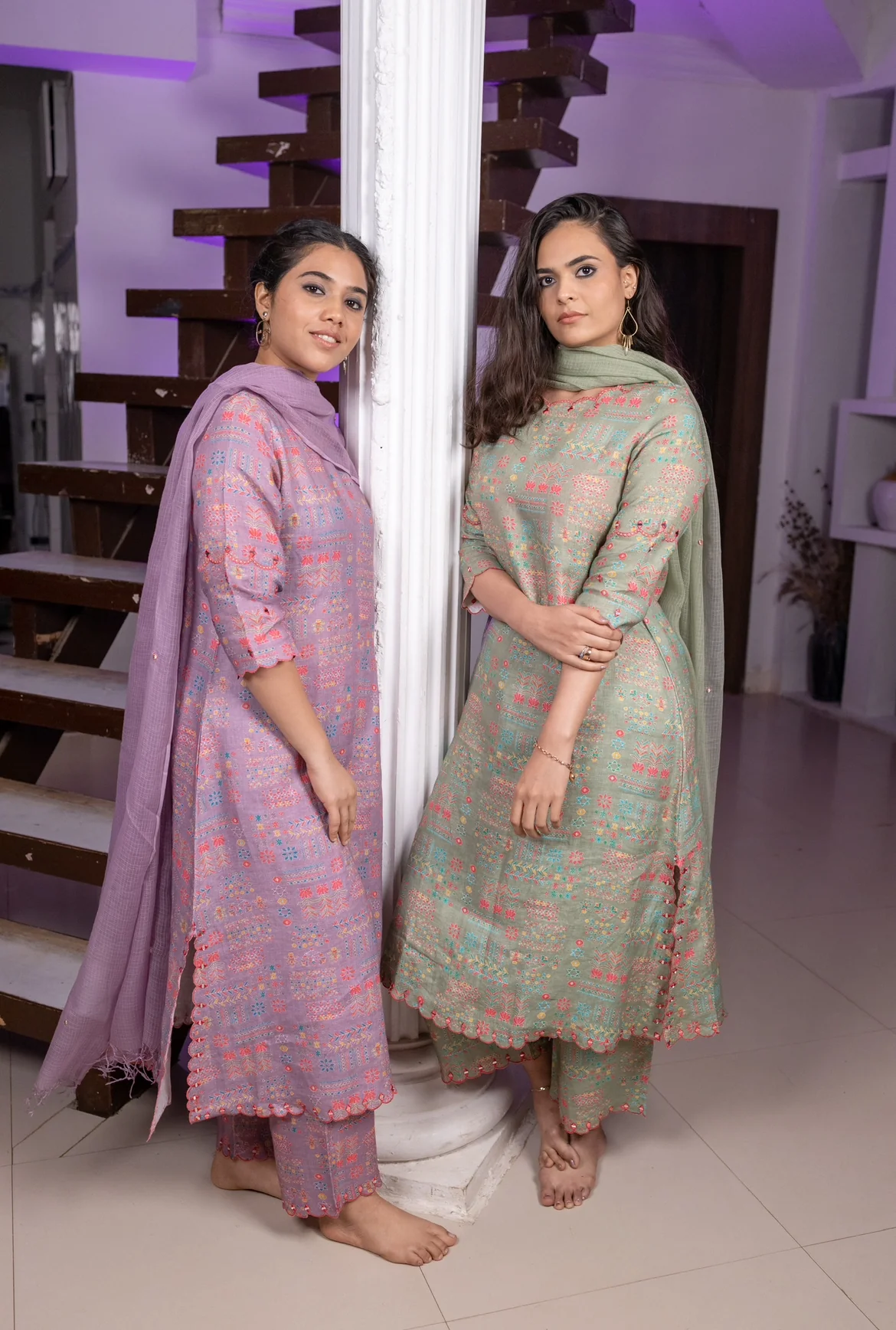 VIOLET MIRROR LINEN SET - Image 5