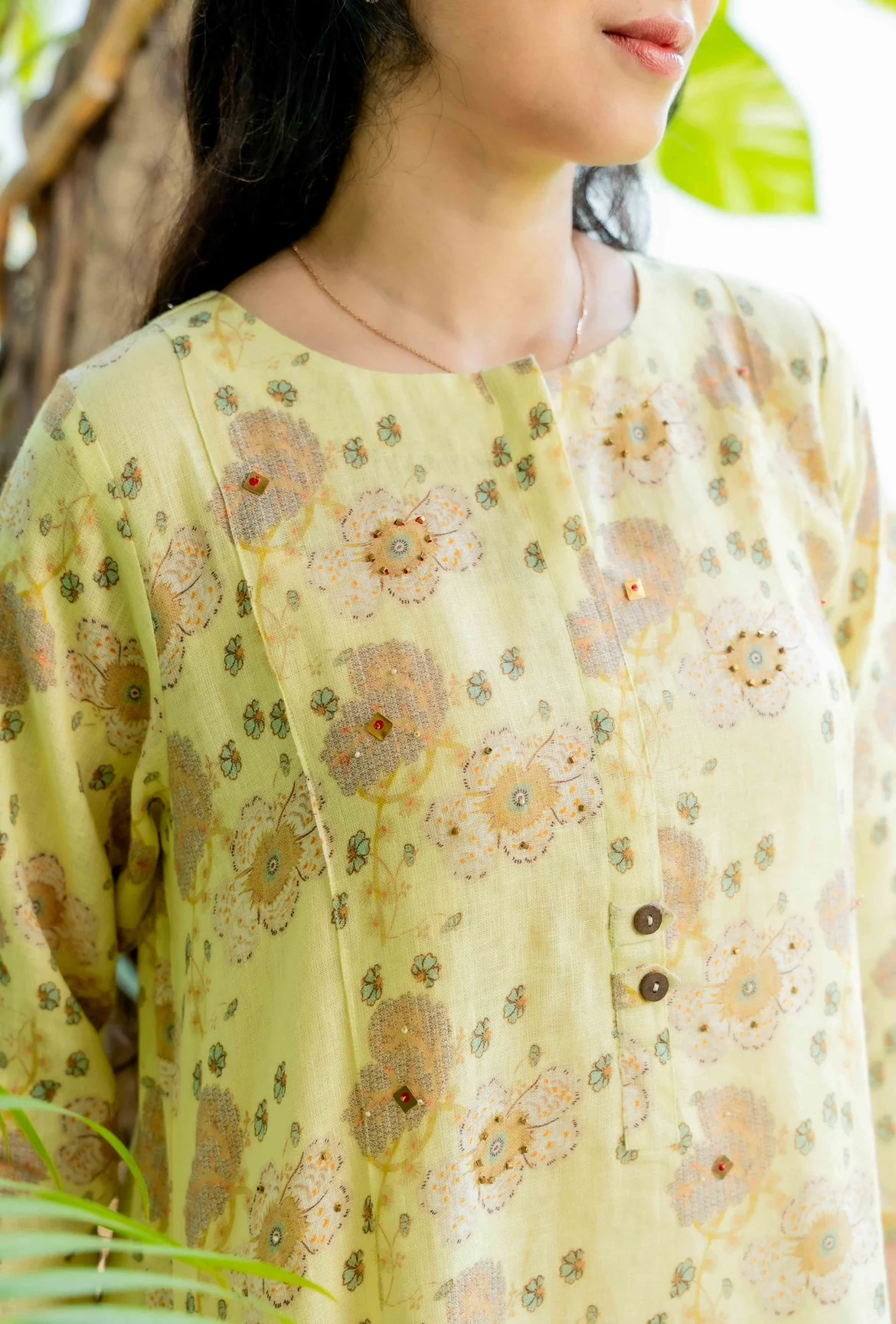 YELLOW IRIS LINEN PAIR - Image 7